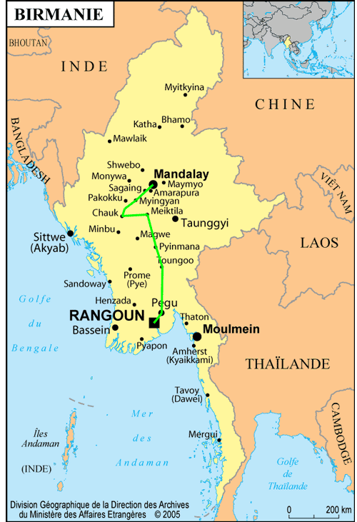 birmanie map