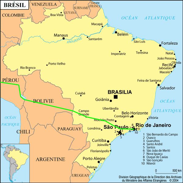 bresil map