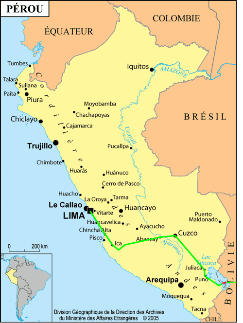 pérou map
